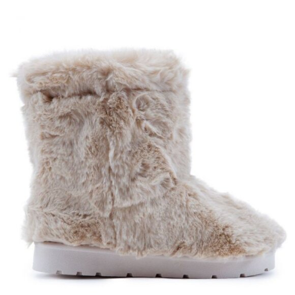 FROZEN-26 FUR BOOTS Women –  Beige Fur - Picture 3 of 9